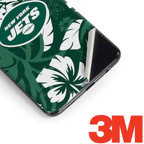 NFL New York Jets Tropical Print Galaxy S9 Skin
